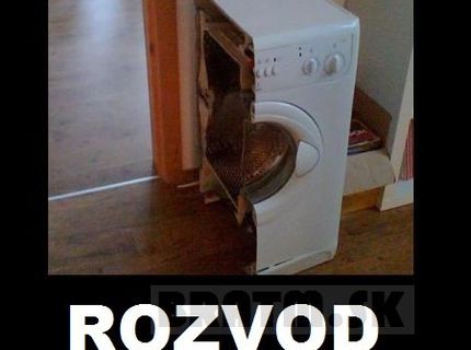 Ako to vyzerá, keď vám manželka vezme polovicu majetku :D