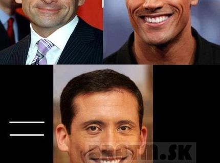 čo z toho vznikne ? Steve Carell + The Rock :D