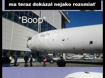 A že lietadlá nemajú zmysel pre humor :D
