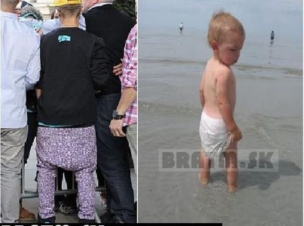 Žeby Justin Bieber ešte stále nevyrástol z plienok ? :D