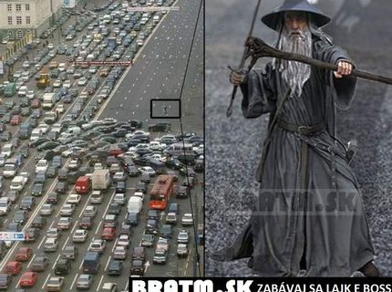 :D Aj na cestách sa dejú čary :D