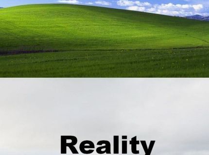 Realita je niekedy bohužiaľ iná :D