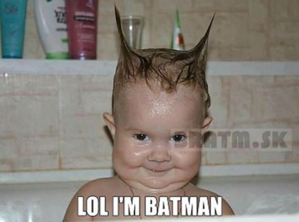 Toto je naozaj rozkošný batman :D