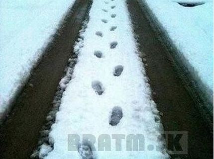Ako spoznáš, že tu bol Fred Flinstone ? :D