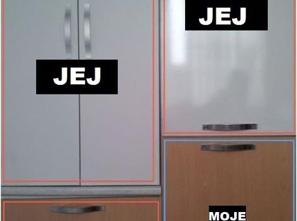 Ako sa rozdeľuje náš spoločný šatník :D máte to podobne ? :D