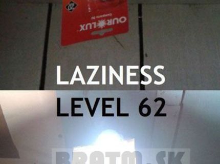 Tak tomu sa povie maximálna lenivosť :D
