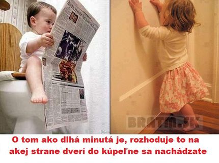 Aká dlhá je minúta :D