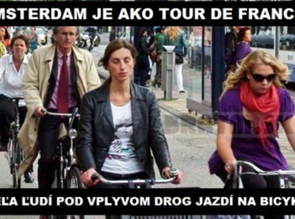 Amsterdam je ako TOUR DE FRANCE :D