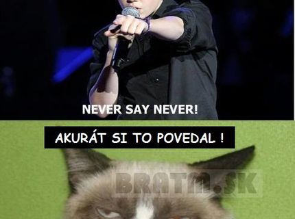 Never say never ! :D