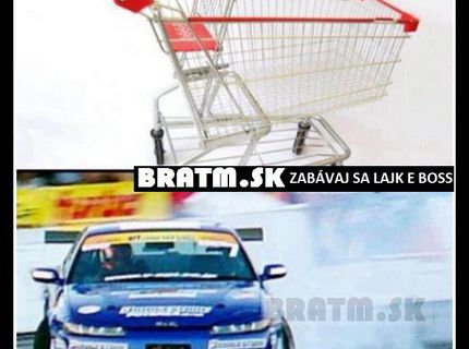 Nakupovanie s košíkom :D