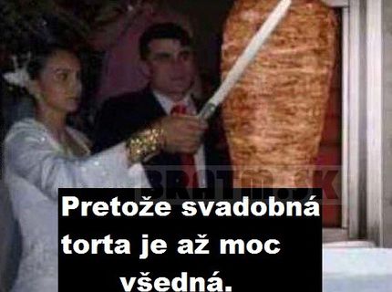 Keď je svadobná torta príliš všedná :D