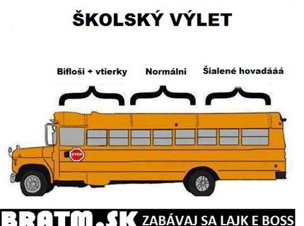Školský výlet, aj u vás to vyzeralo takto ? :D