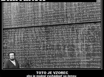VZOREC, ako je možné vychádzať so ženou :D