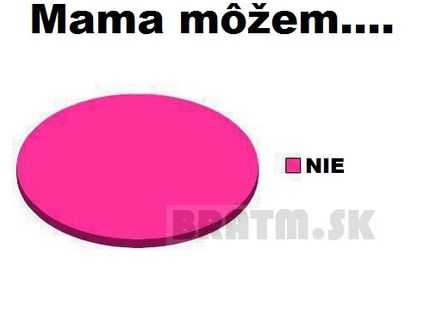 Mama môžem ?.... NIE!!! :D asi každý pozná túto odpoveď :D