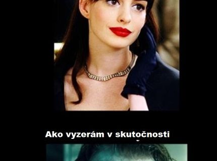 Ako vyzerám s červeným rúžom :D