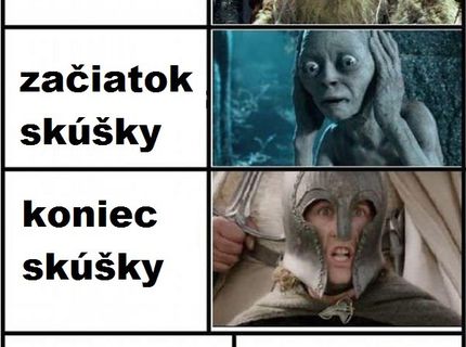 Deň, keď mám skúšku :) a nie je to tak ? :D