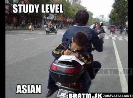 Študovať sa dá aj takto :D