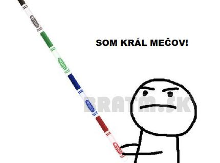 Aj vy ste si mysleli, že ste kráľ mečov ? :D