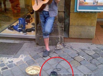 Pouličný umelec level: profesional :D