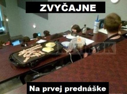 Raňajky nesmú chýbať :D