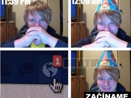 A oslava sa môže začať :D