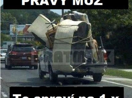 Skutočný chlap zvládne všetko na 1. krát :D