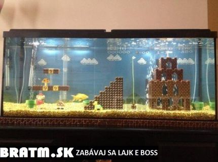 Akvááárko ala S mario :D tak toto chcem !!!! :D