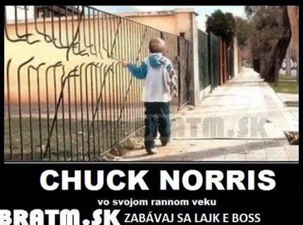 Chuck Norris vo svojom rannom veku :D