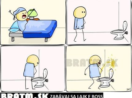 Problémová ranná toaleta :D