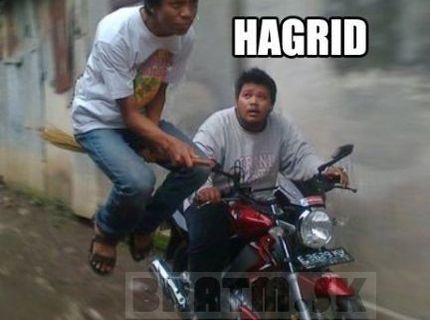 Harry a Hagrid- vietnamská verzia :D