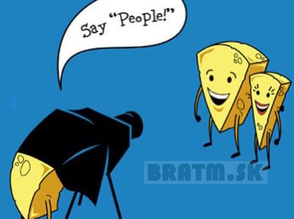 Takto sa fotí syr :D