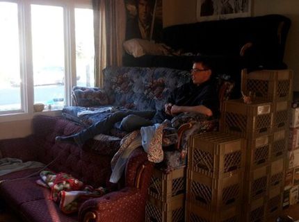 Spôsob, ako ušetriť miesto a zároveň mať doma minikino :D :D