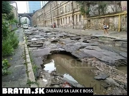 Výtlky na cestách.... vždy môžu byť aj horšie :D