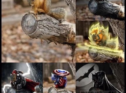 Aj medzi veveričkami sa nájde hrdina :D