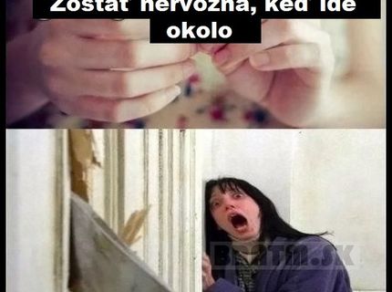 Nervózna žena :D