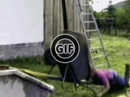 BRATM GIF: Keď pristane kopa hnoja na hlave :D