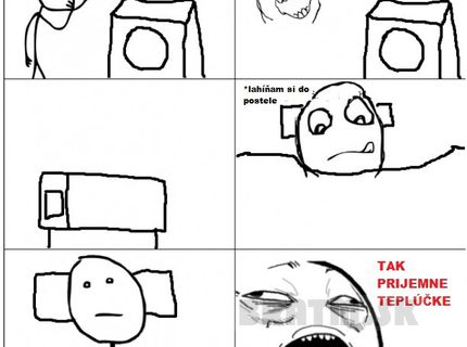 Nie je nad ležanie v teplučkých a  čerstvučkých perinkách :))