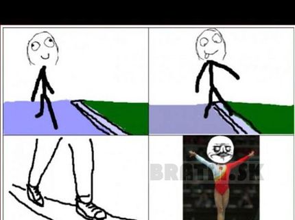 Ako sa cítime, keď kráčame po obrubníku :D