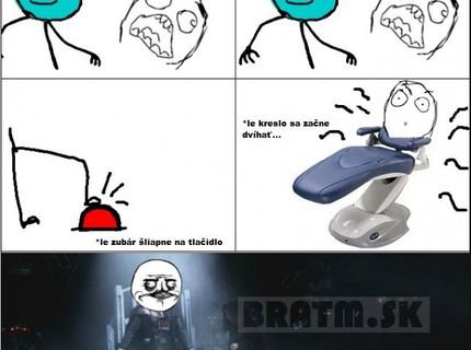 Ako si pripadáme u zubára :D lajk :D