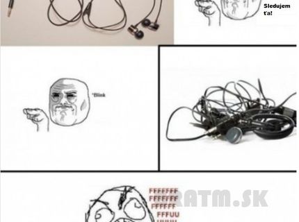 Zauzlené sluchátka... kto to neznáša?:D