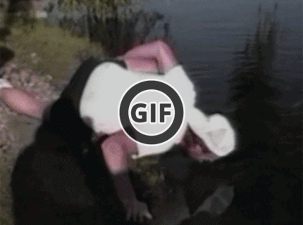 BRATM GIF: Pozrite si, ako sa chytajú ryby bez udice :D