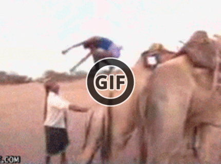 BRATM GIF: Najbrutálnejší skok na svete :D to si ešte nevidel ! :D