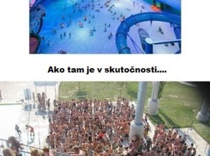 Ako si myslím, že to vyzerá v Aqua parku :D