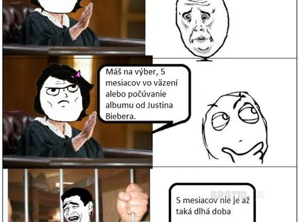 Najhorší rozsudok v oblasti súdnictva ! :D a čo by si si vybral ty?:D