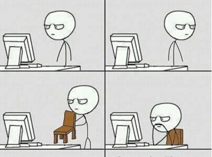 Nie je nad pohodlie pri svojom PC :D