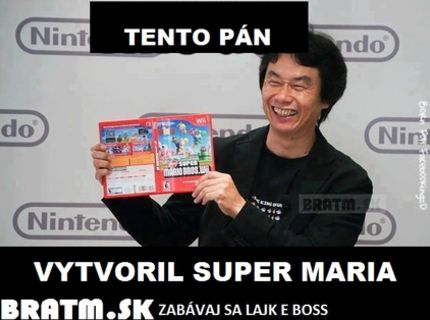 Tak toto je on! tvorca hry, na krorej vyrastali mnohí z nás :D