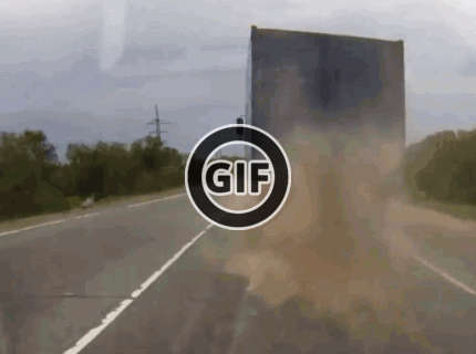 BRATM GIF: Aj vy občas zaspávate na cestach?:D Toto vás preberie :D