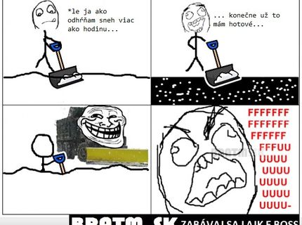 Na toto má v zime nervy asi každý :D