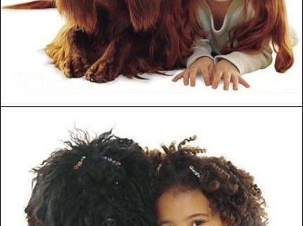 Deti a psy... úžasná podoba :D