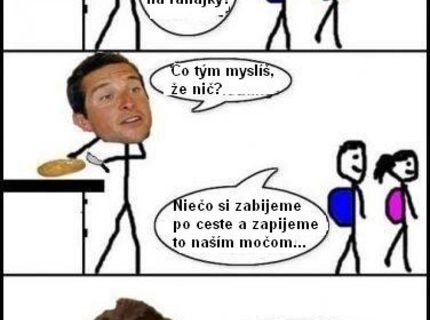 Bear Grylls a jeho deti :D